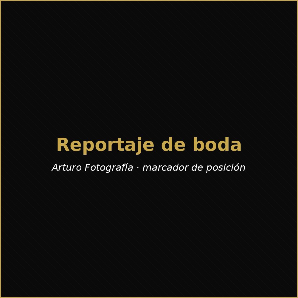 Reportaje de boda